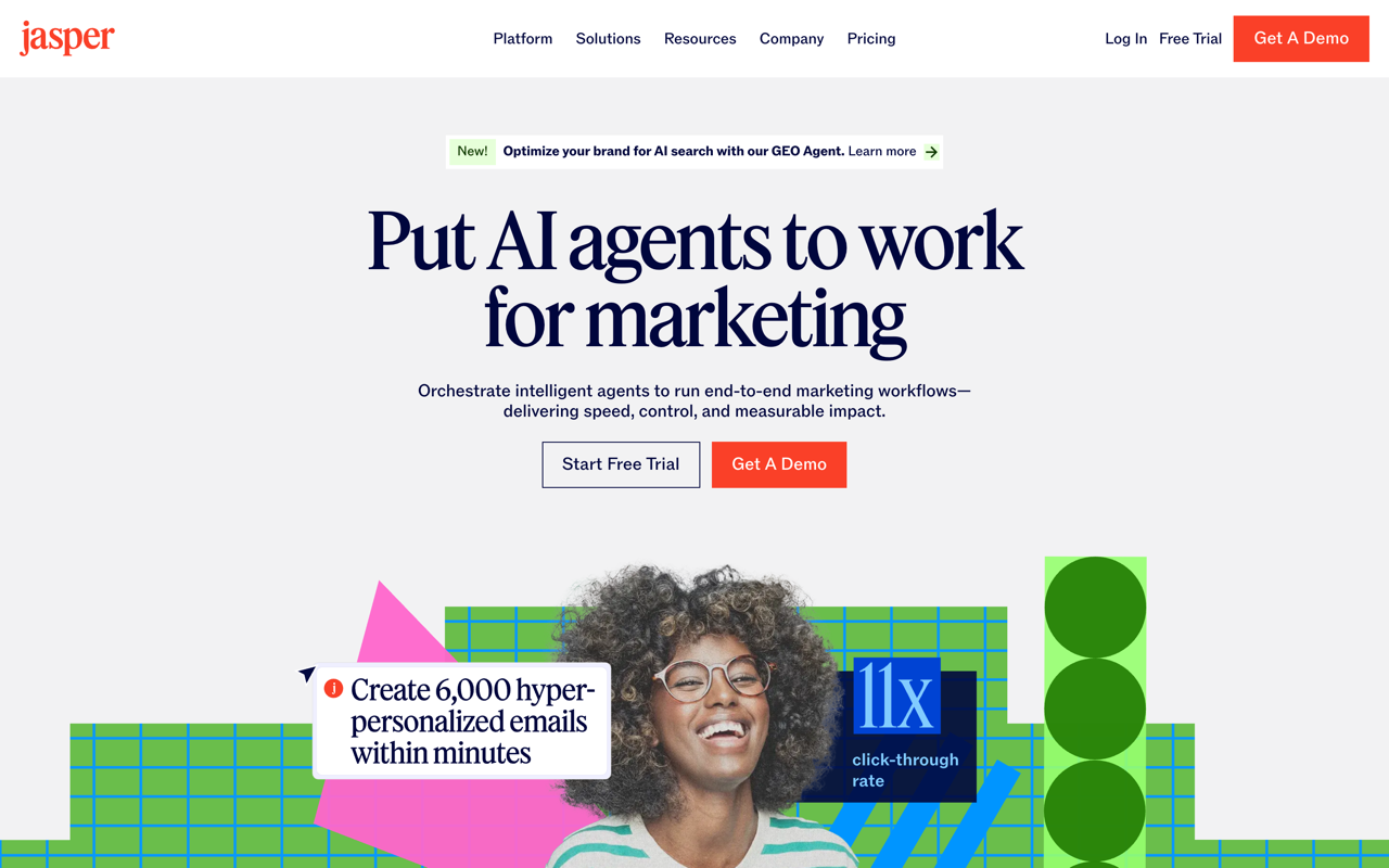 Jasper homepage